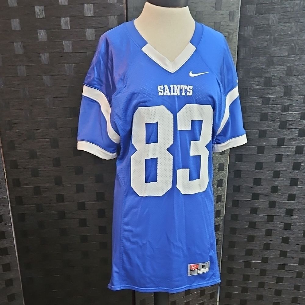 Nike Saints Blue and White Practice Jersey Size Medium